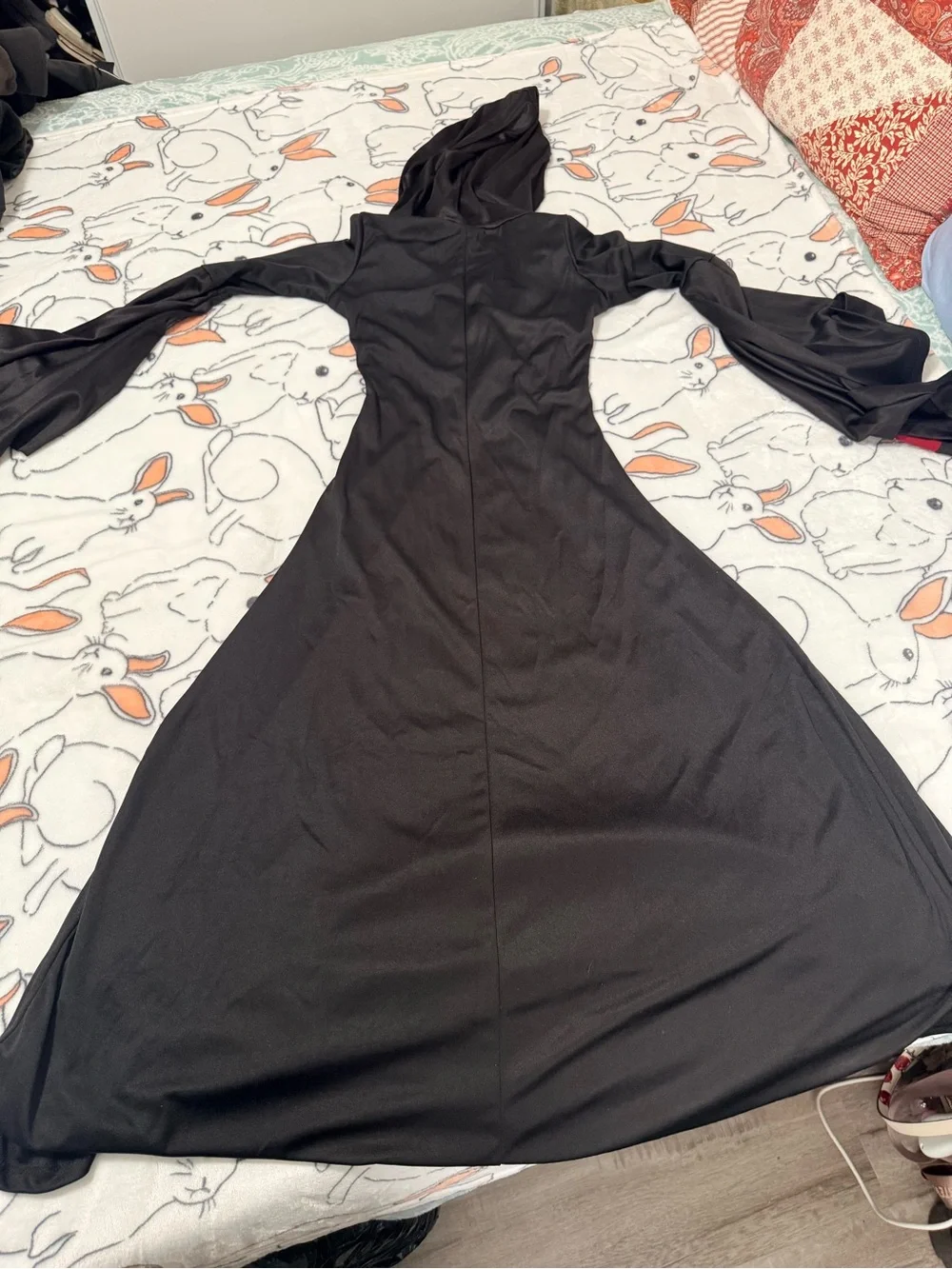 Med kids Spirit Black and Red Halloween Costume Hood - Picture 2 of 9